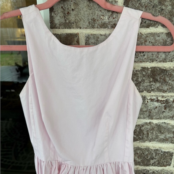 Zara Trafaluc Soft Pink Bow Tie Mini Dress - Picture 7 of 10